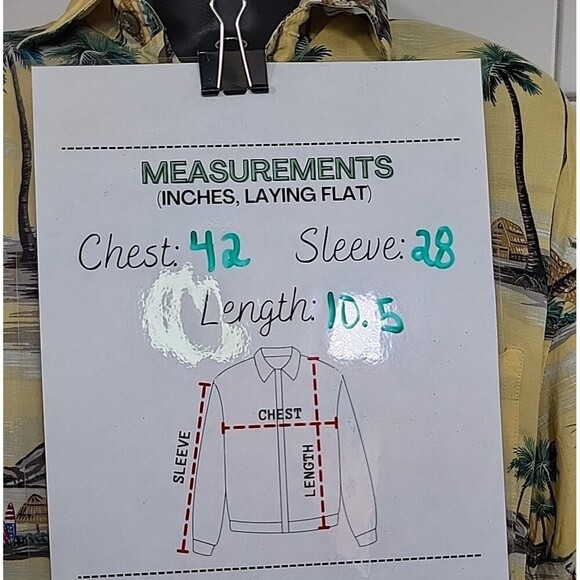 Campia Moda Mens Sz Med Shirt Button Up Hawaiian Resort Vacay Island Palm Trees - Picture 7 of 7